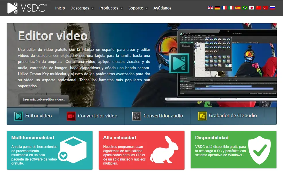 VSDC Free Video Editor Herramienta Gratuita para Edición de Videos en Realidad Virtual